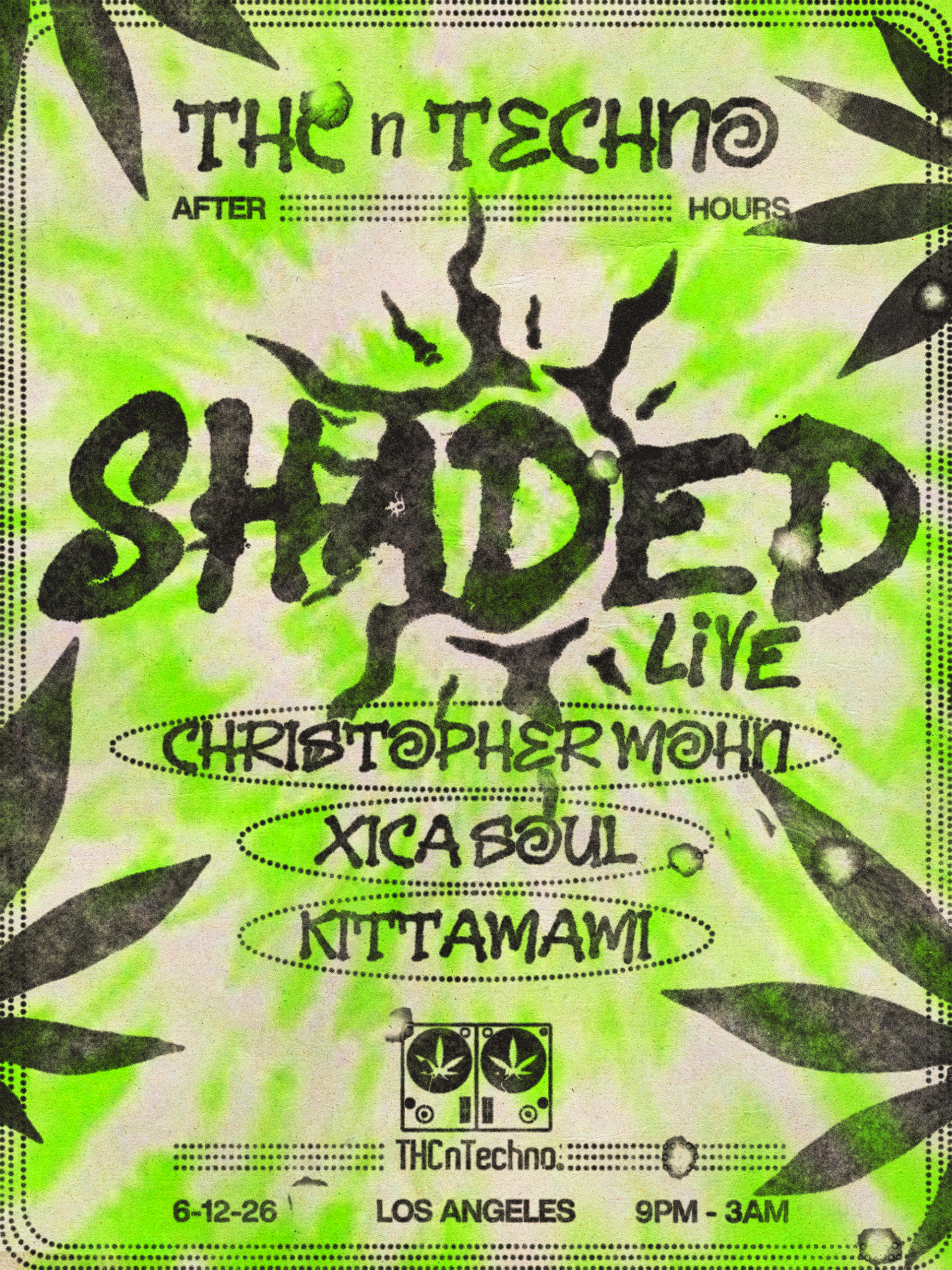 THCnTechno Summer Series with SHADED